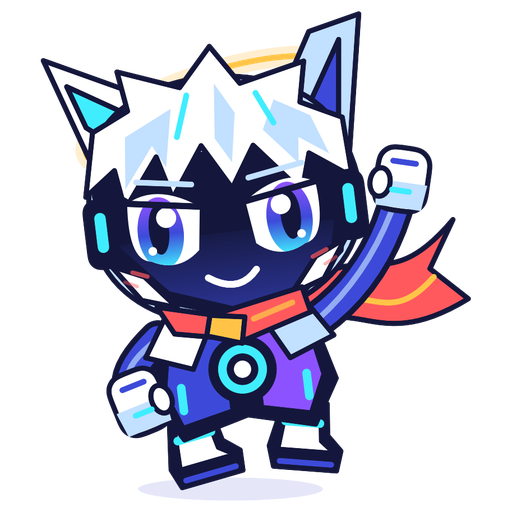 Echo, the app's guardian character, waving